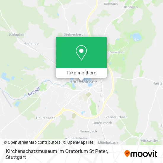 Карта Kirchenschatzmuseum im Oratorium St Peter