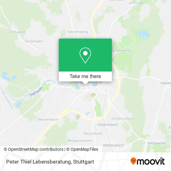 Карта Peter Thiel Lebensberatung