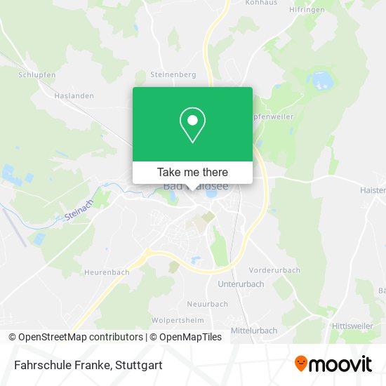 Fahrschule Franke map