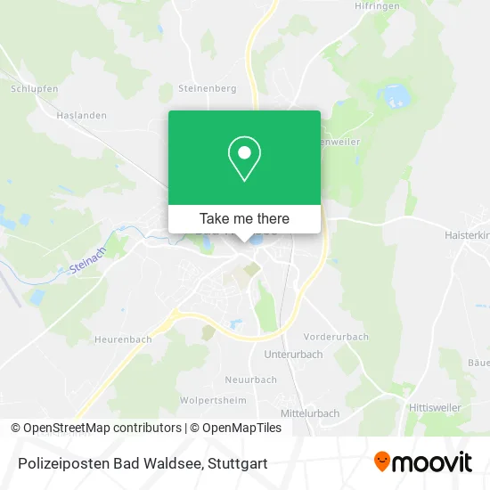 Карта Polizeiposten Bad Waldsee