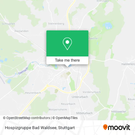 Карта Hospizgruppe Bad Waldsee