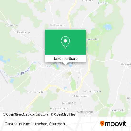 Карта Gasthaus zum Hirschen