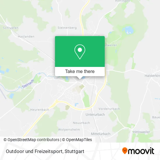 Карта Outdoor und Freizeitsport