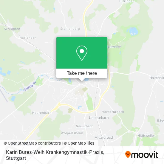 Karin Bures-Weih Krankengymnastik-Praxis map