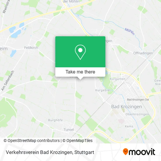 Карта Verkehrsverein Bad Krozingen