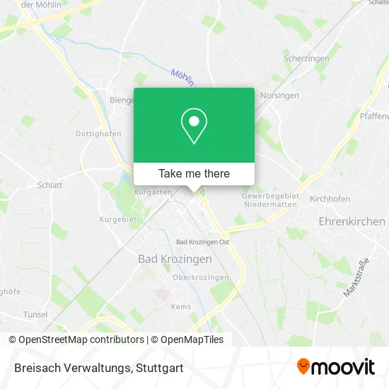 Карта Breisach Verwaltungs