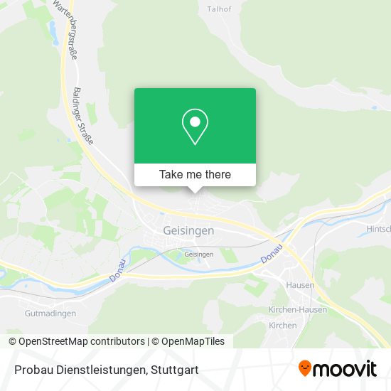 Probau Dienstleistungen map