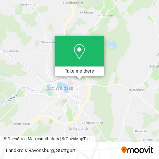 Карта Landkreis Ravensburg