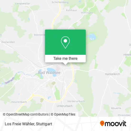 Карта Los Freie Wähler