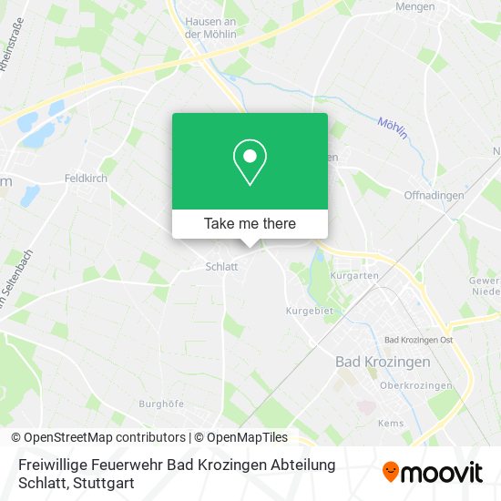 Freiwillige Feuerwehr Bad Krozingen Abteilung Schlatt map