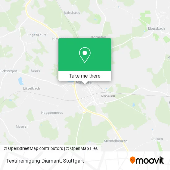 Карта Textilreinigung Diamant