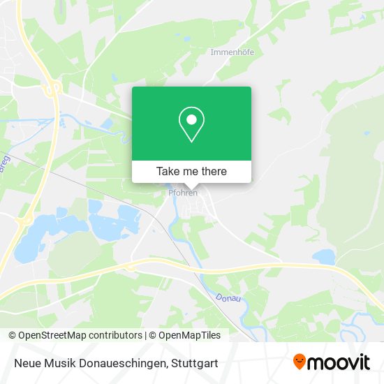 Neue Musik Donaueschingen map