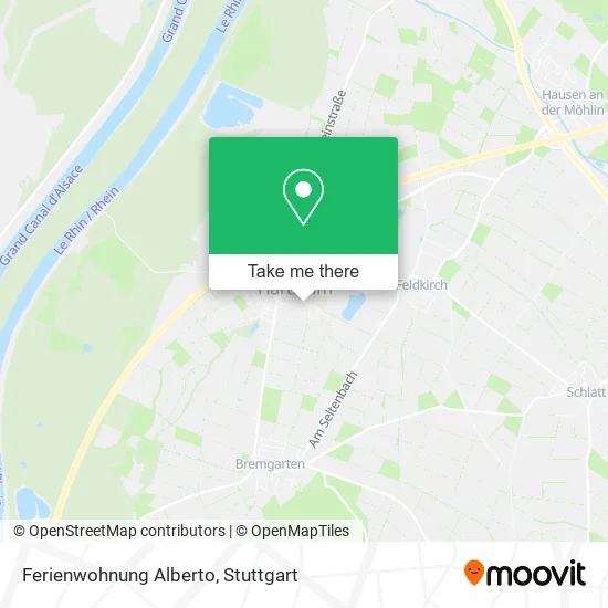 Карта Ferienwohnung Alberto