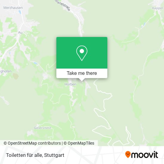Карта Toiletten für alle