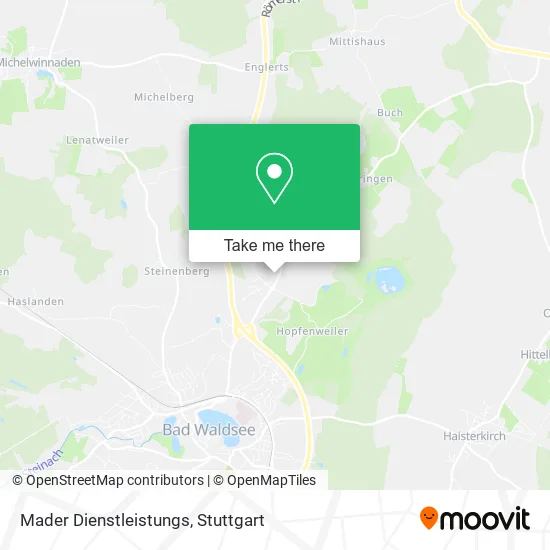 Карта Mader Dienstleistungs