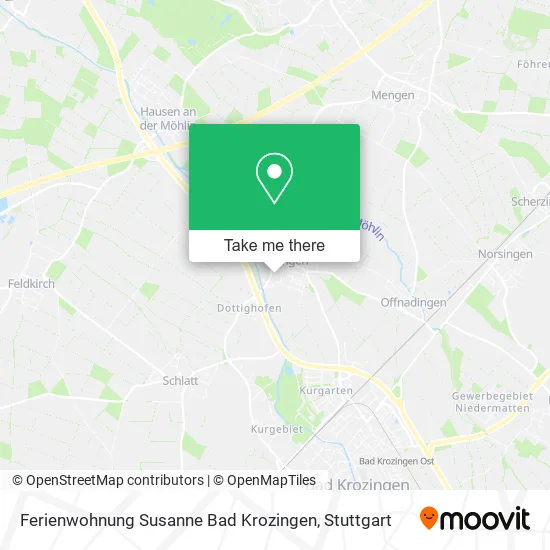 Карта Ferienwohnung Susanne Bad Krozingen