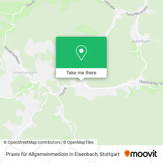 Карта Praxis für Allgemeinmedizin in Eisenbach
