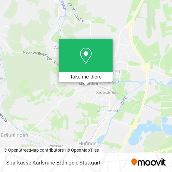 Карта Sparkasse Karlsruhe Ettlingen