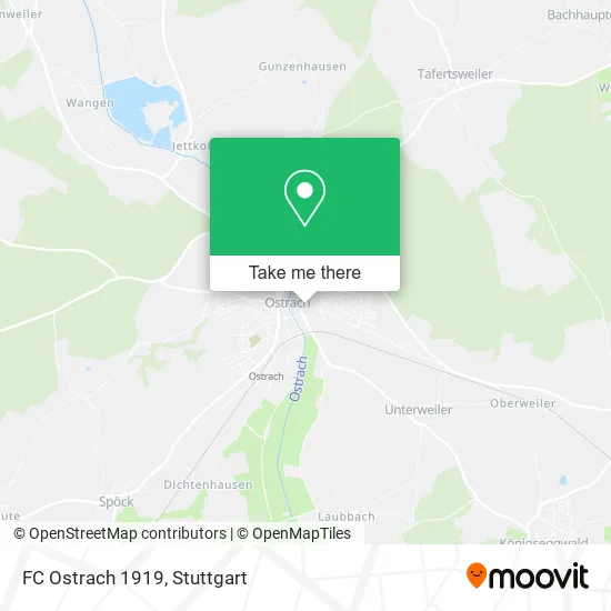 Карта FC Ostrach 1919