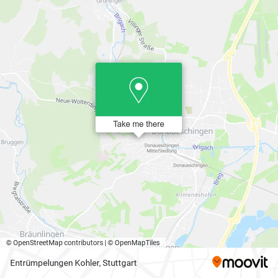 Карта Entrümpelungen Kohler