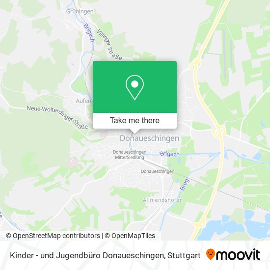 Kinder - und Jugendbüro Donaueschingen map