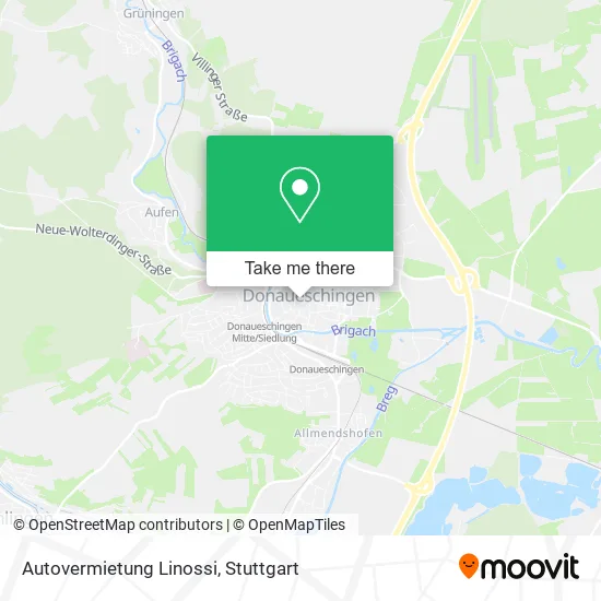 Карта Autovermietung Linossi