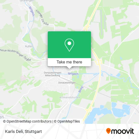 Карта Karls Deli