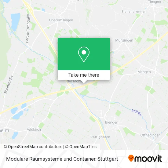 Карта Modulare Raumsysteme und Container