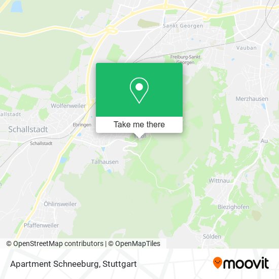 Apartment Schneeburg map