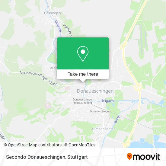 Карта Secondo Donaueschingen