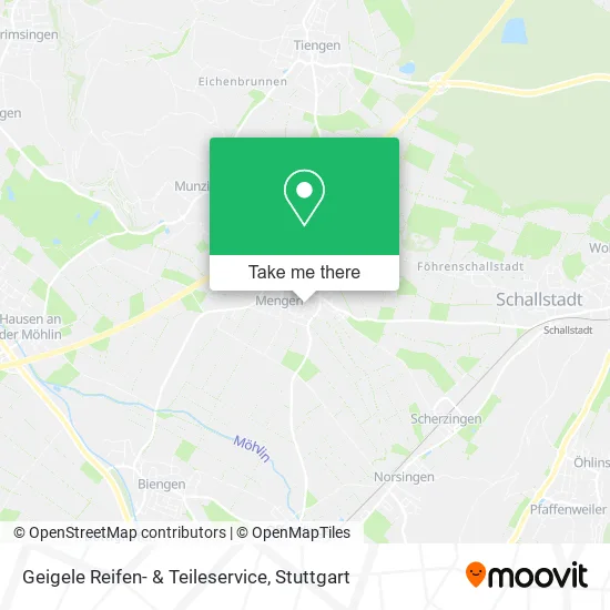 Карта Geigele Reifen- & Teileservice