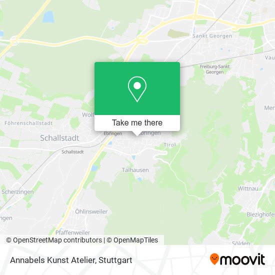 Annabels Kunst Atelier map