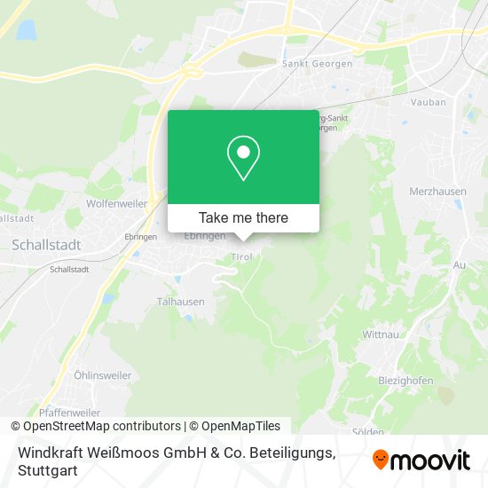Windkraft Weißmoos GmbH & Co. Beteiligungs map