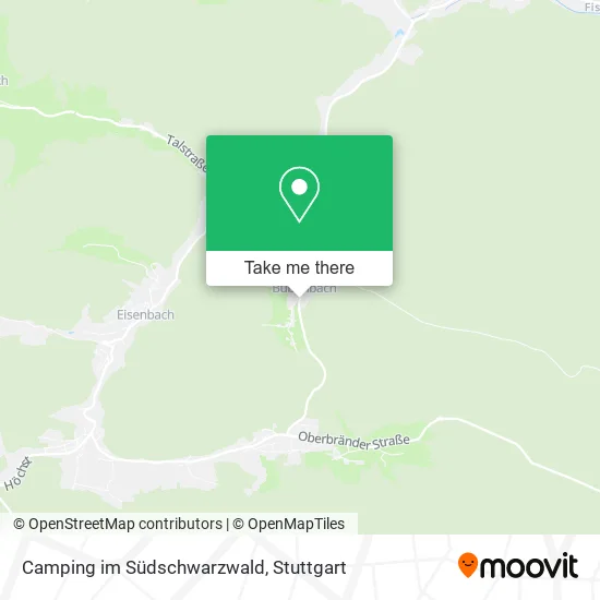 Карта Camping im Südschwarzwald