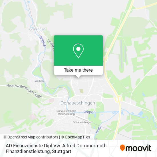 AD Finanzdienste Dipl.Vw. Alfred Dommermuth Finanzdienstleistung map