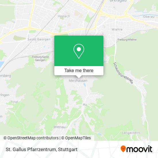 St. Gallus Pfarrzentrum map