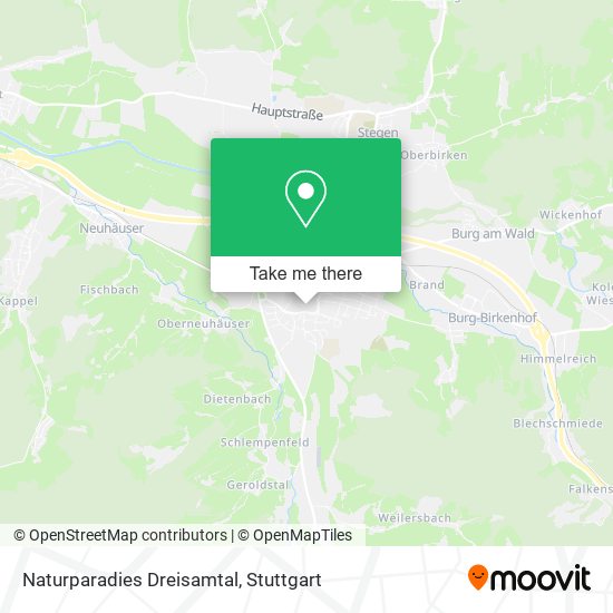 Naturparadies Dreisamtal map