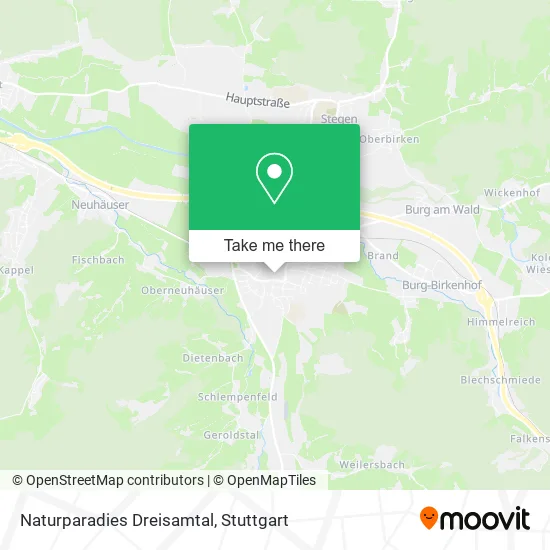 Карта Naturparadies Dreisamtal