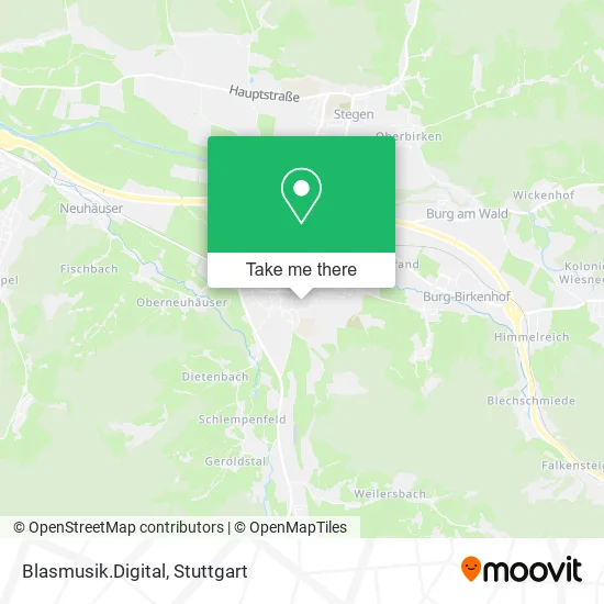 Blasmusik.Digital map