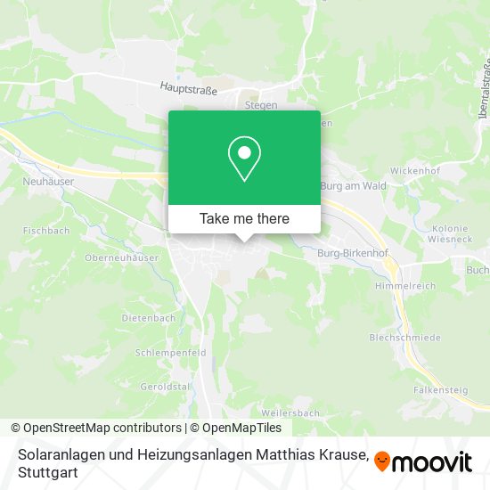 Solaranlagen und Heizungsanlagen Matthias Krause map