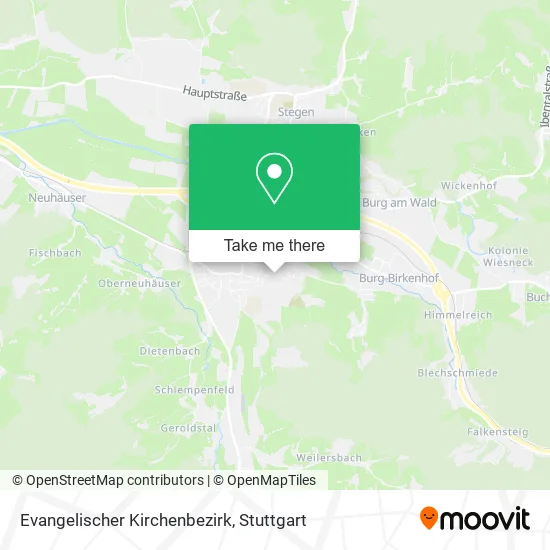 Карта Evangelischer Kirchenbezirk