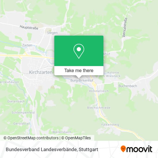 Bundesverband Landesverbände map