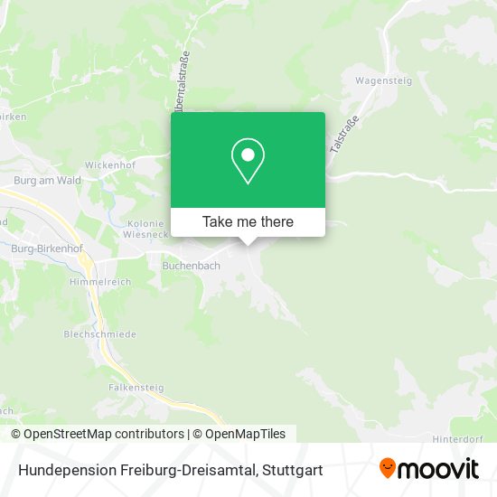 Карта Hundepension Freiburg-Dreisamtal