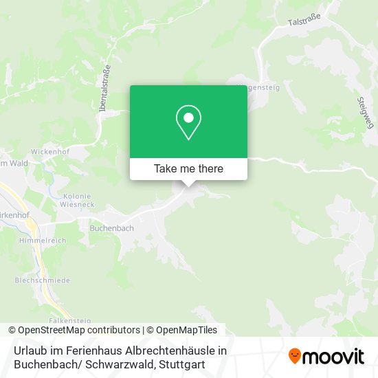 Urlaub im Ferienhaus Albrechtenhäusle in Buchenbach/ Schwarzwald map