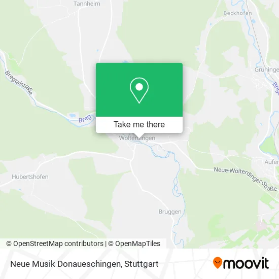 Карта Neue Musik Donaueschingen
