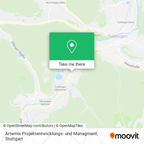 Карта Artemis Projektentwicklungs- und Managment