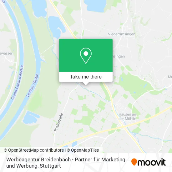 Карта Werbeagentur Breidenbach - Partner für Marketing und Werbung
