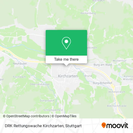 Карта DRK Rettungswache Kirchzarten