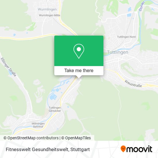 Fitnesswelt Gesundheitswelt map