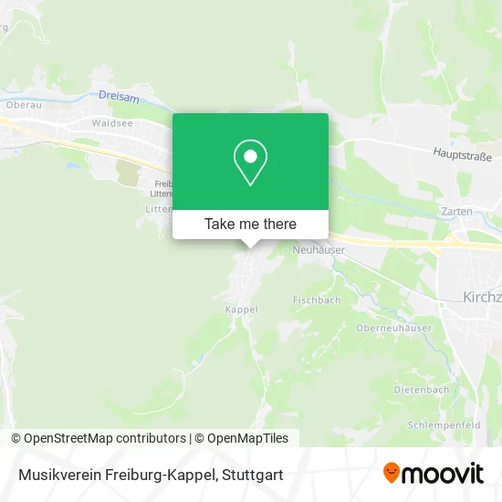 Карта Musikverein Freiburg-Kappel
